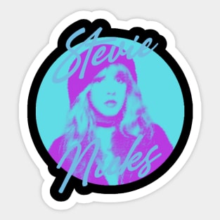 stevie nick blue vintage color Sticker